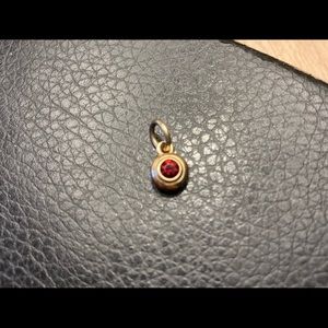 James Avery Remembrance Charm Garnet